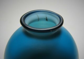 LCT Tiffany Studios Favrile Glass Mazarine or Persian Blue Vase ca.  1910 Rare 8