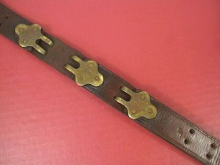 WWI US ARMY M1907 Leather Sling for M1918A3 BAR or M1 Garand Rifle - 4
