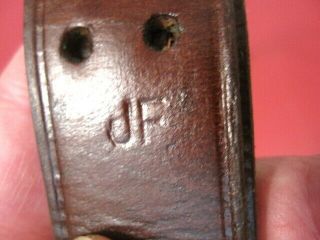 WWI US ARMY M1907 Leather Sling for M1918A3 BAR or M1 Garand Rifle - 5