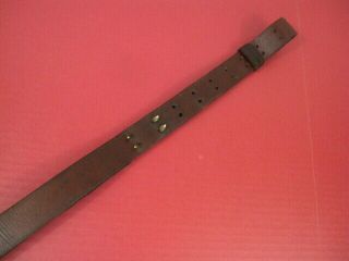 WWI US ARMY M1907 Leather Sling for M1918A3 BAR or M1 Garand Rifle - 6