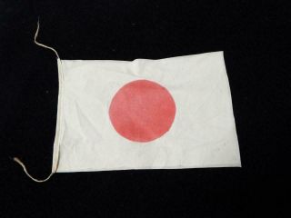 Rare Vintage Wwii Imperial Japanese Rising Sun Silk Rifle Flag -