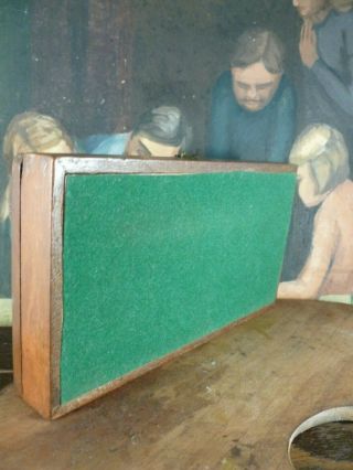 VERY RARE antique Victorian REEVES & SONS Artists pastel colour box c1830 - 1890 11