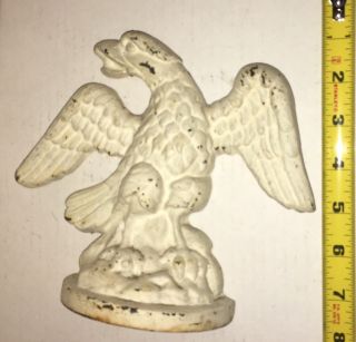 Antique Cast Iron Federal Bald Eagle America Doorstop 7 1/2 inches Hubley 4