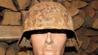 - Authentic Ww2 Wwii Relic German Helmet Wehrmacht 92