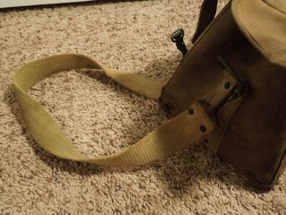 Vintage Canvas WWII Signal Corps US Army Service Cargo Tool Bag Vintage 7