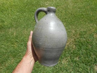 Antique Tuscaloosa Co.  Alabama Pottery Stoneware 1 Gal Ovoid Jug Fine,