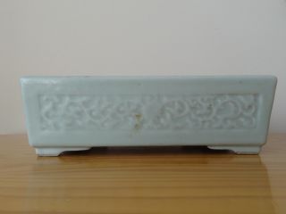 C.  18th - Antique Chinese China Qianlong Celadon Porcelain Floral Planter Pot