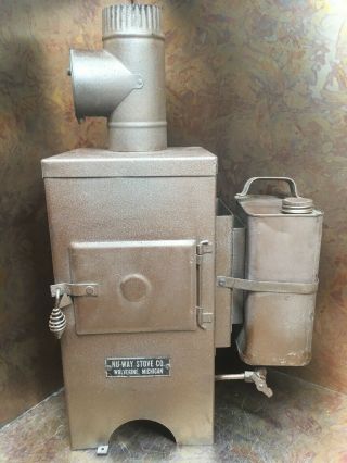 Vintage Nu Way Stove Co.  Wolverine Mi Kerosene/oil Heater/stove (s)