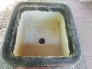 RARE Antique Clawfoot sink 23 1/2 X 26 