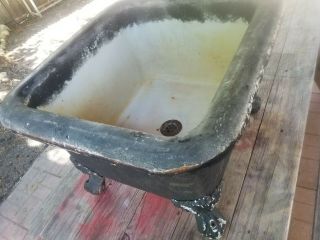 RARE Antique Clawfoot sink 23 1/2 X 26 