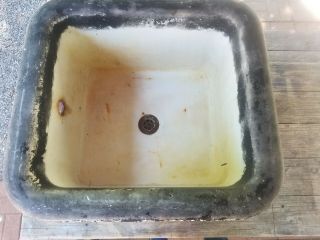 RARE Antique Clawfoot sink 23 1/2 X 26 