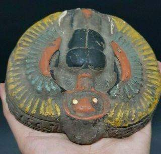 Ancient Egyptian Antiques Egypt Scarab Beetle Scarabs Rare Egypt Stone 600 Bc