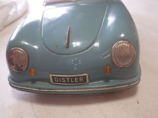 Distler Electromatic 7500 (Germany) Lt Blue - Green Porsche 356 Cabriolet Tin 1:15 2