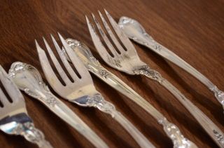GORHAM CHANTILLY 925 STERLING SILVER FLATWARE SET 32 PC SERVICE FOR 8 5