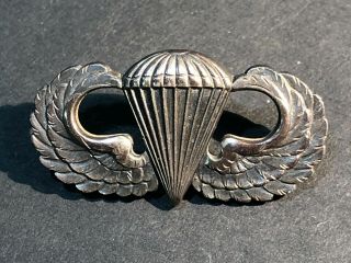 Korean War Vintage Us Army Air Forces Airborne Paratrooper Wings Bell Sterling