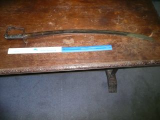 1796 SWORD WITH ENGRAVED BLADE MARKED WARRANTED MAYBE EARLIER 10
