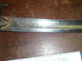 1796 SWORD WITH ENGRAVED BLADE MARKED WARRANTED MAYBE EARLIER 2