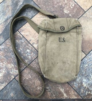 World War Ii Us Army Thompson Spare Mag Pouch Airborne Paratrooper Orig