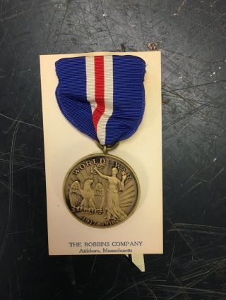 WW1 Connecticut War Service Medal 2