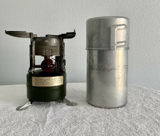 Vintage 1952 Rogers M - 1950 Military Gasoline Camp Cook Stove