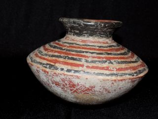 Pre - Columbian Chupicuaro Clay Pot,  Authentic Mesoamerica,  Polychrome