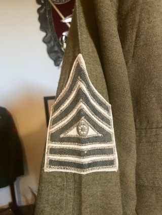 WW1 USMC Quartermasters Flannel Shirt Marine Corps 3