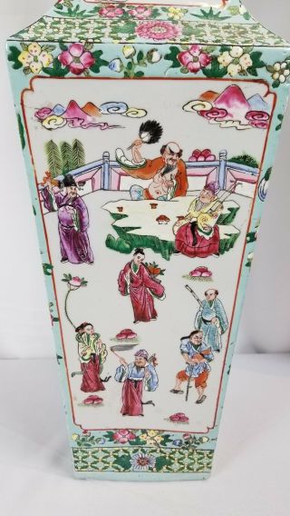 Stunning Antique Republic Chinese Hand Painted Vase 23 