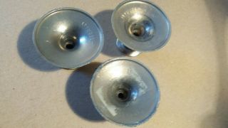 5 Vintage Modular Nagel Candle Holders and 3 small feet Modernist West Germany. 7