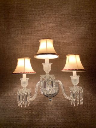 Baccarat Zenith Sconces,  A 2 In