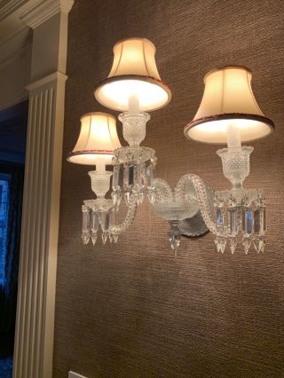 Baccarat Zenith Sconces,  a 2 in 3