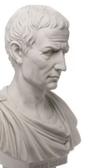 Julias Caesar Bust (large),  Roman Emporor,  Classical Sculpture.  Art,  Gift.