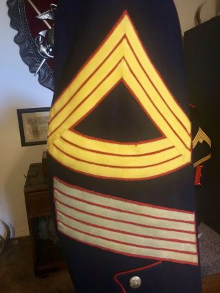 WW1 Seam To Seam SgtMaj Dress Blues USMC Marine Corps 6