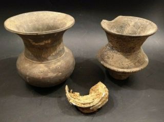 Ancient Ban Chiang Pottery And Artifact Group - Thailand - 1200 To 200 Bc