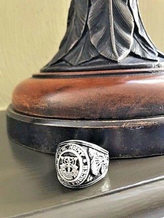 STERLING SILVER US ARMY SPECIAL FORCES AIRBORNE RING 2