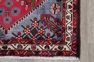 Oriental Hamadan Wool Hand - Knotted 4x8 Geometric Persian Area Rug 8 ' 4 