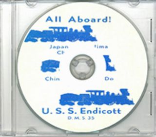 Uss Endicott Dms 35 1953 Korea Cruise Book On Cd Rare