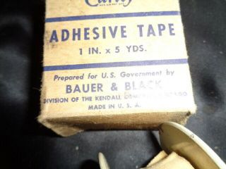 WW2 USMC MD USN CORPSMAN MEDIC TAPE FOR MEDICAL FIRST AID KIT POUCH BAG 3