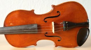 old violin 4/4 geige viola cello fiddle label N.  AUDINOT 3