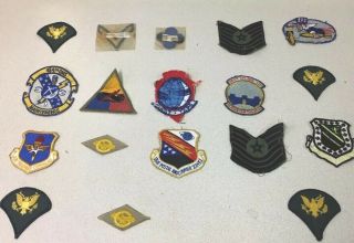 U.  S.  Army Vintage Military Patches/some Wwii