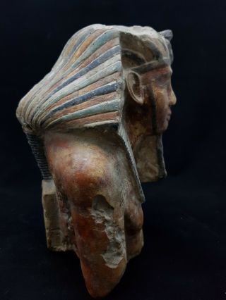 Ancient Egyptian Antiques Large Statue Of Ramses Ii Hand Carved Egypt Stone Bc