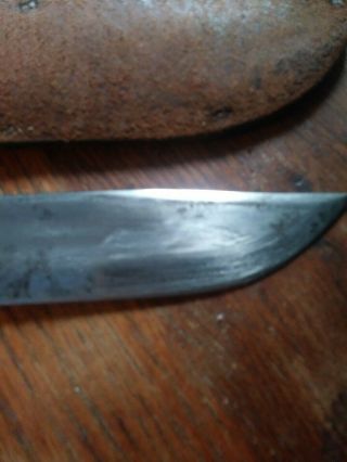 WW 2 US RH PAL 36 COMBAT KNIFE WITH decent BLADE AND SHEATH 9