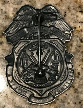 Obsolete US Army Military Police Badge Full Size Shield 2