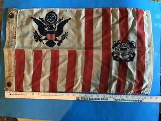 Vintage U.  S.  Coast Guard Flag