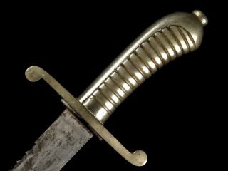 German Prussian Pioneer Hirschfanger Sword Sawback Blade WK&C 19th Century 6