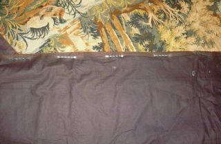 Huge Vintage French WallHanging Tapestry Verdure & Wild Life 209cm x 161cm 5