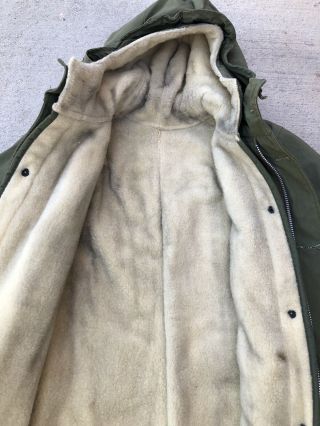 Vintage Korean War Parka Coat Jacket 1951 with Liner Air Force Overcoat M - 1947 12