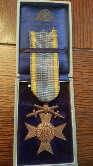 Germany Ww1 Military Merit Medal 1866 Merenti Decoration Bavaria