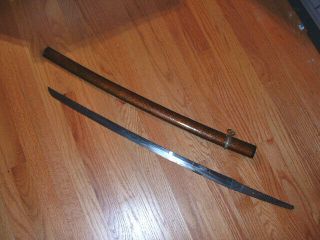 Sa689 Japanese Samurai Sword: Koto Katana Project Piece 64.  3 Cm