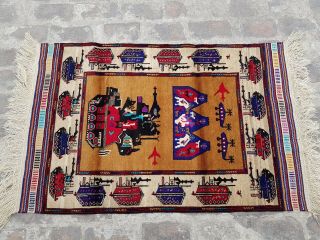 Aghan shindand baluch war rug best trible war rug tanks 144 x 92 cm 10