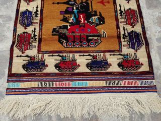 Aghan shindand baluch war rug best trible war rug tanks 144 x 92 cm 11